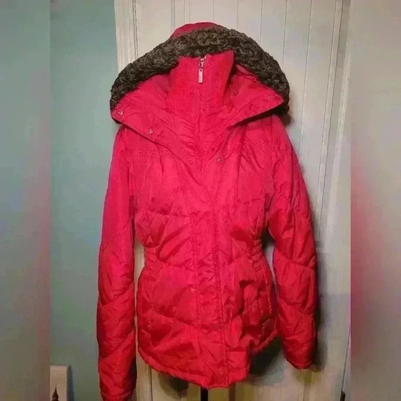 Faded glory puffer jacket with removable hood size medium - Picture 1 of 8